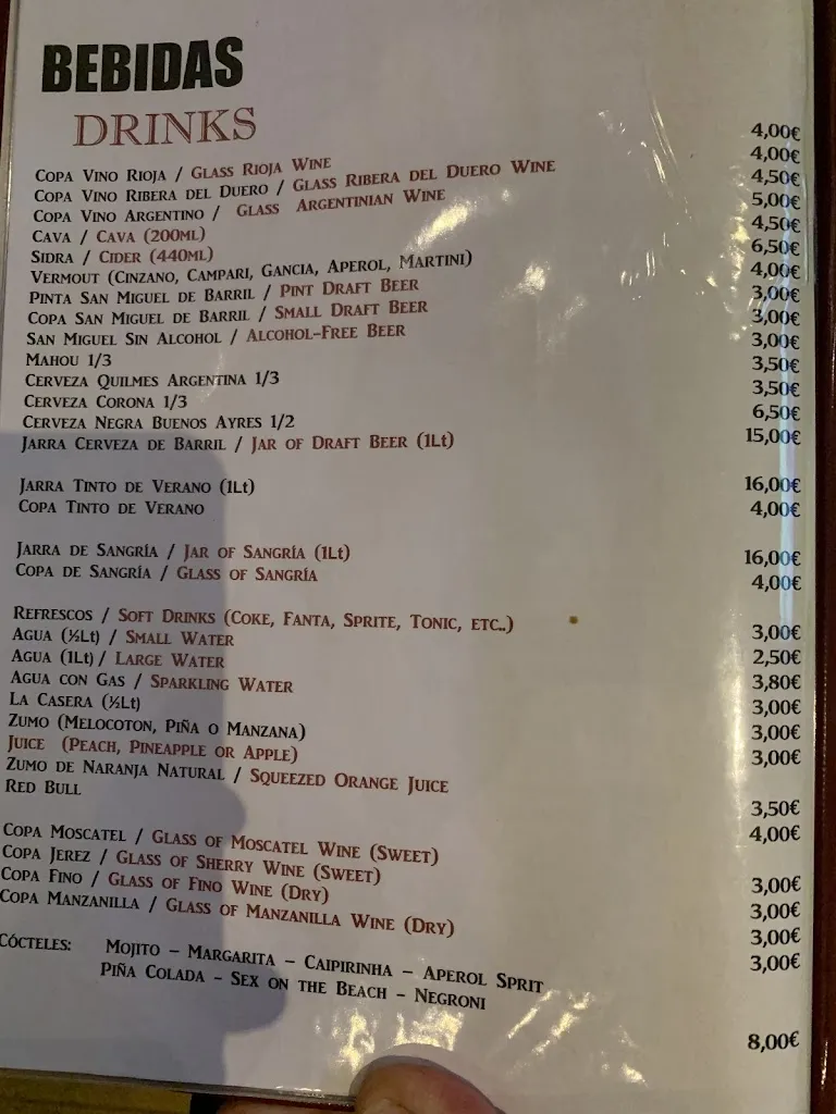 Menu_Restaurante La Estancia_Mojacar_immagine_2