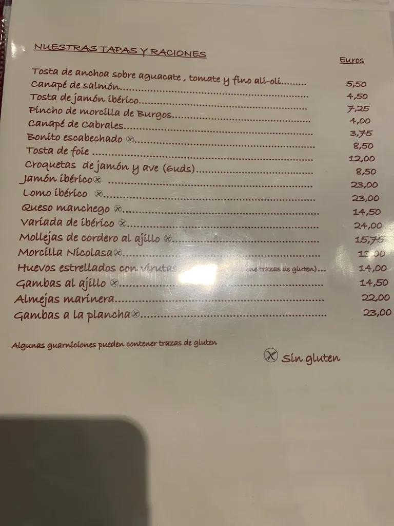 Menu_Taberna Mingote_Talavera de la Reina_image_1