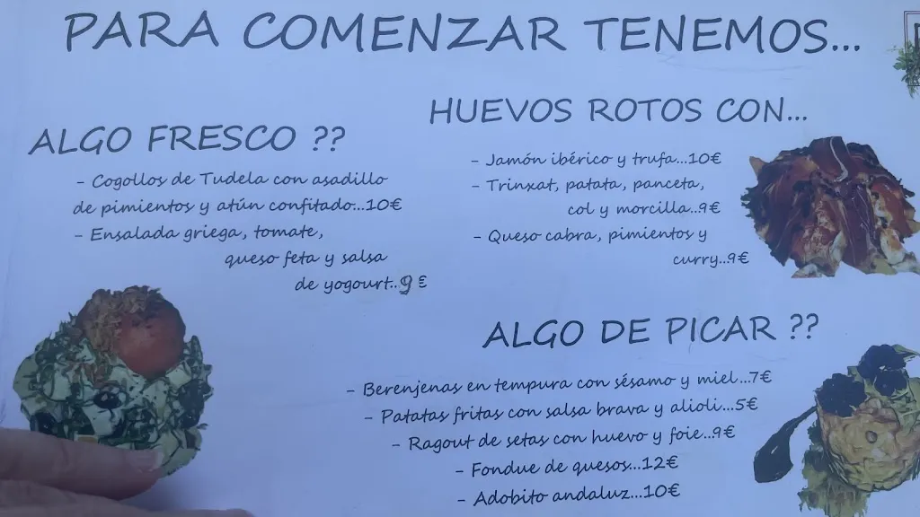 Menu_Bar Restaurante El Jardín de Babia_Talavera de la Reina_immagine_1