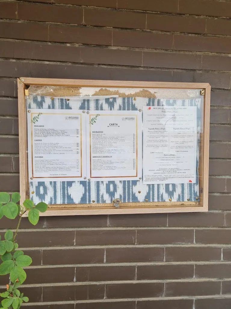 Menu_Restaurante Antiquario_Talavera de la Reina_immagine_2