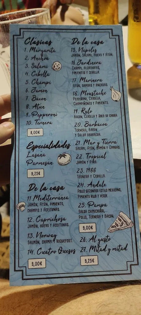 Menu_Pizzería Estadio Talavera_Talavera de la Reina_image_2