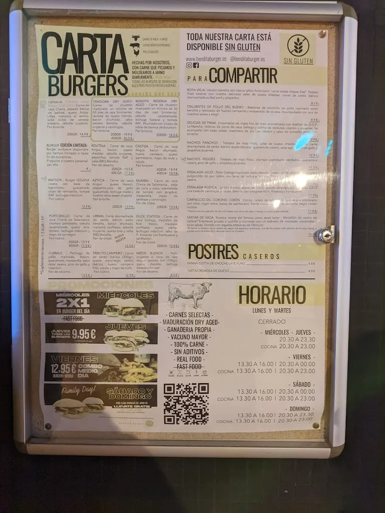 Menu_Bendita Burger Talavera_Talavera de la Reina_image_1