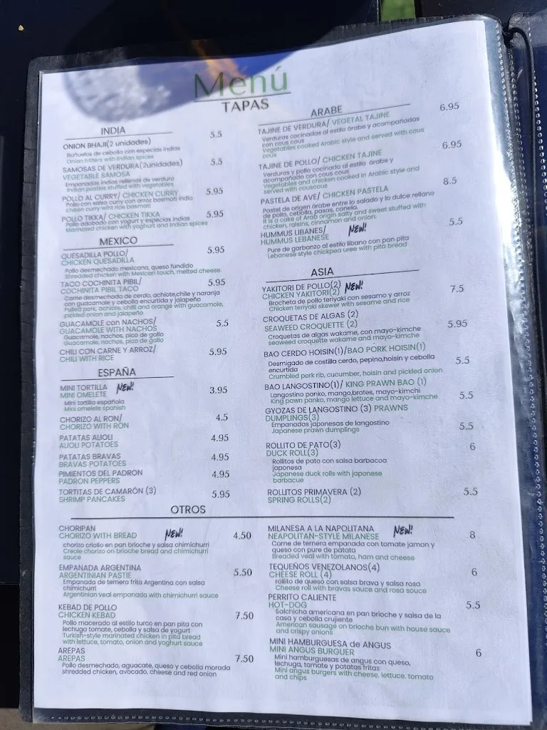 Menu_Tapas del Mundo_Mojacar_immagine_4