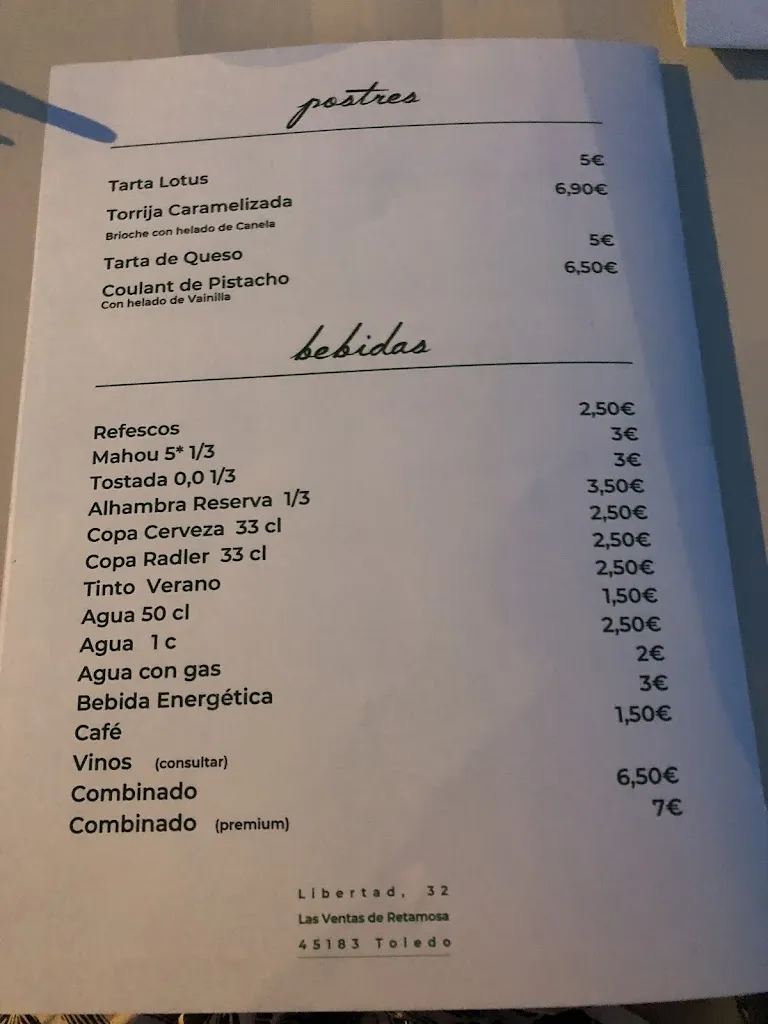 Menu_KUMOA TOLEDO_Ventas de Retamosa Las_image_2