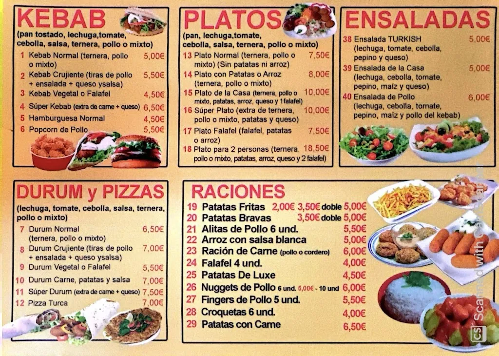 Menu_Turkish Doner Kebab,Las VENTAS_Ventas de Retamosa Las_image_1