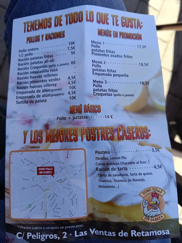 Menu_Asador. Como pollo sin cabeza_Ventas de Retamosa Las_image_2