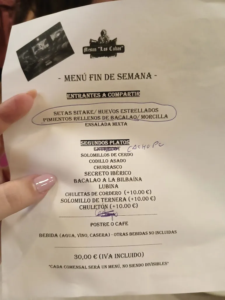 Menu_Mesón Las Cubas_Valmojado_image_1