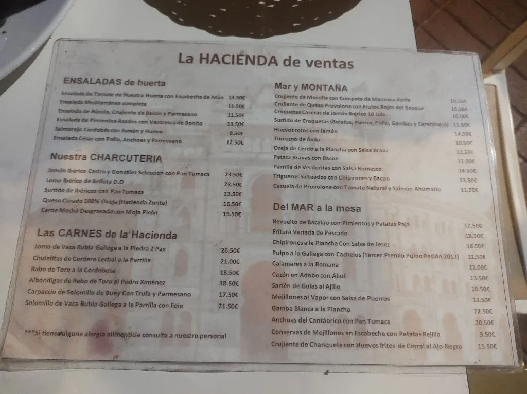 Menu_La hacienda de ventas_Ventas de San Julián Las_image_4