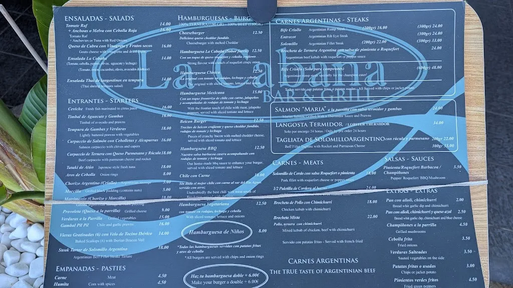 Menu_La Cabaña bar & grill_Mojacar_image_2