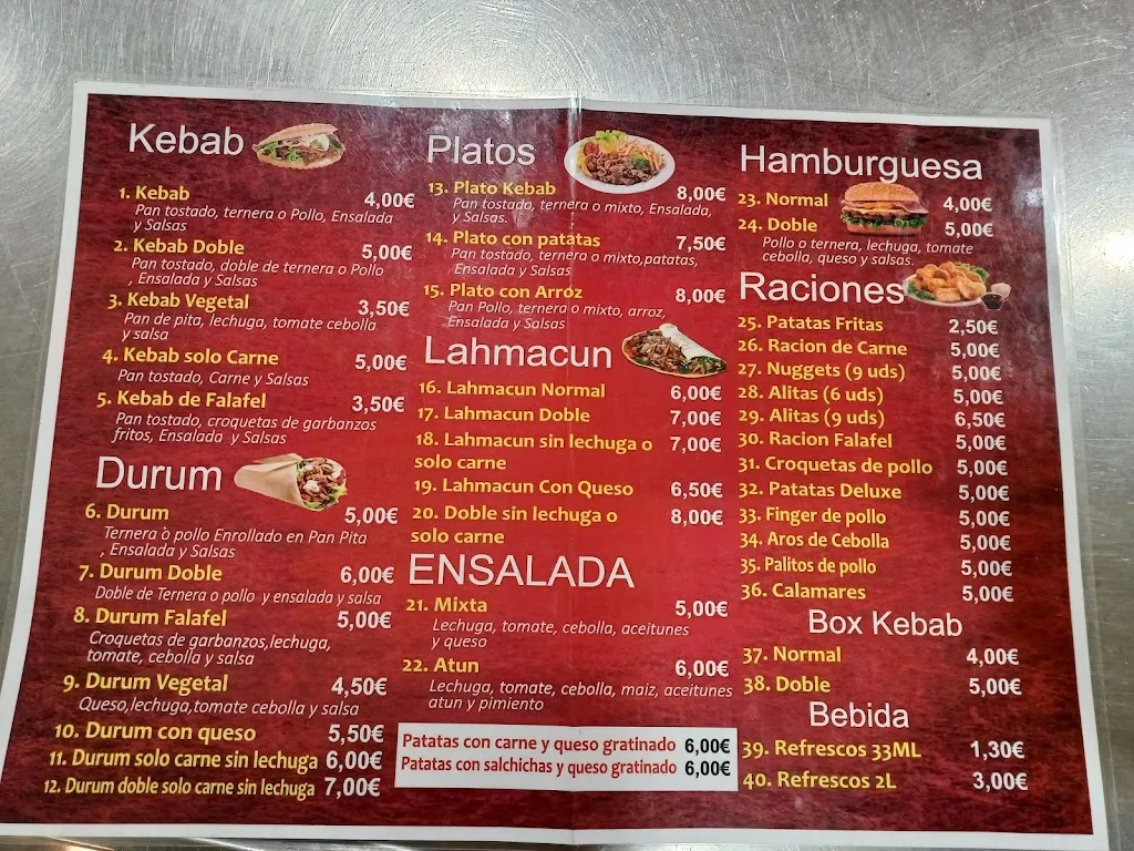Menu_Plaza kebab_Villa de Don Fadrique La_image_1