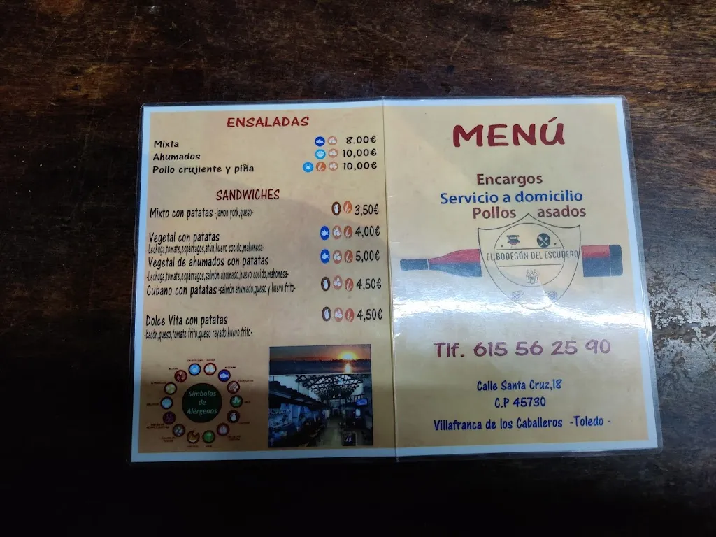 Menu_Bar Bodegón_Villafranca de los Caballeros_image_2