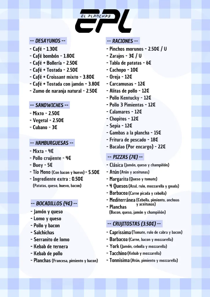 Menu_el planchas bar_Villanueva de Bogas_immagine_2