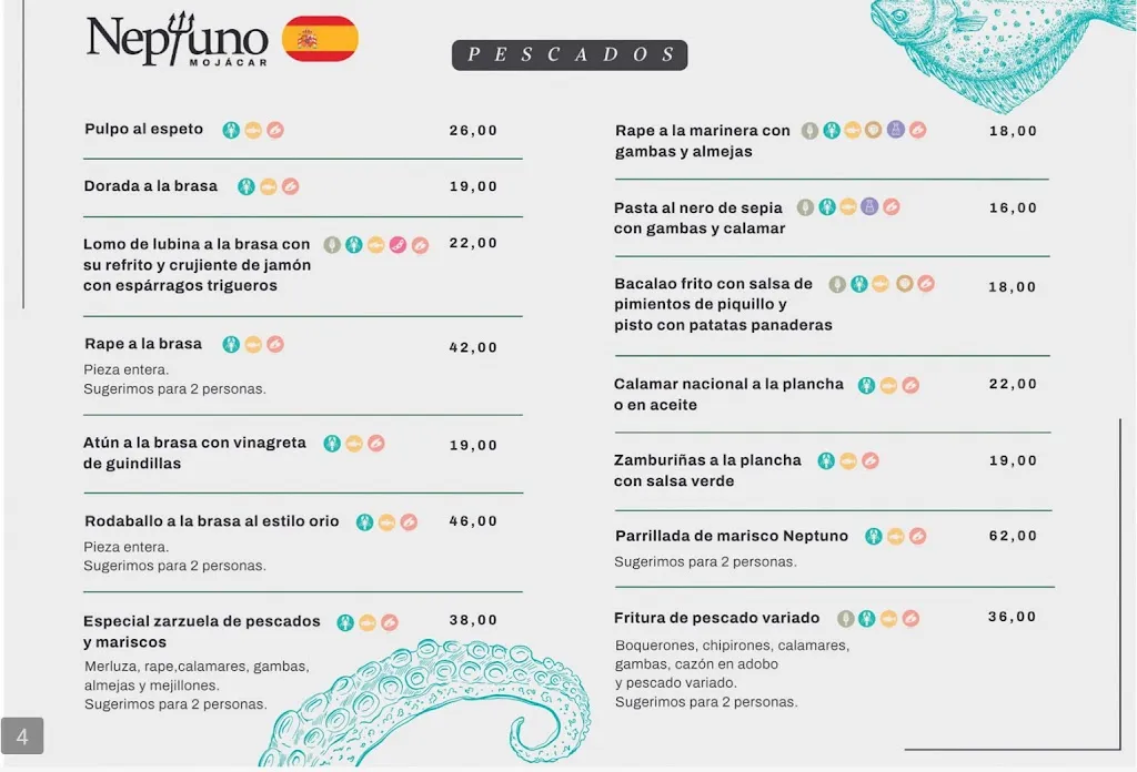 Menu_Restaurante Neptuno Mojácar_Mojacar_immagine_2