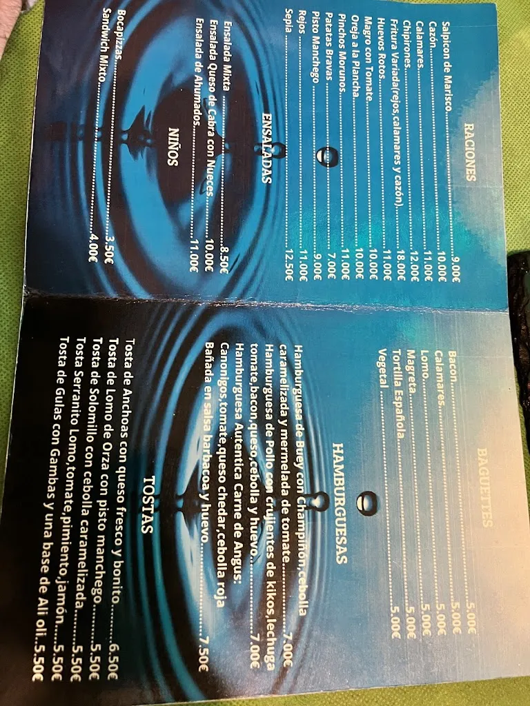 Menu_Carlito'ss bar_Villacañas_image_1