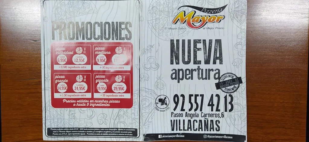 Menu_Pizzeria Mayor Villacañas_Villacañas_image_3