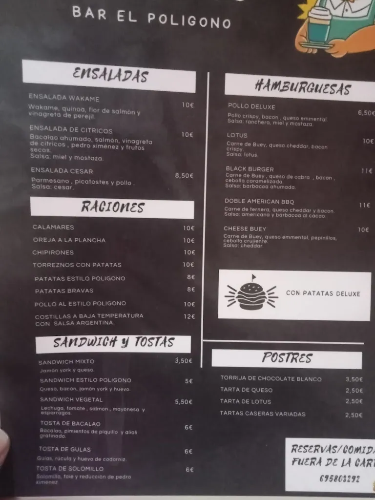 Menu_New Bar El Poligono_Villacañas_image_3