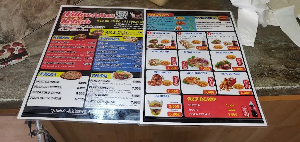 Menu_HM DONER KEBAB & pizzeria_Villacañas_immagine_2