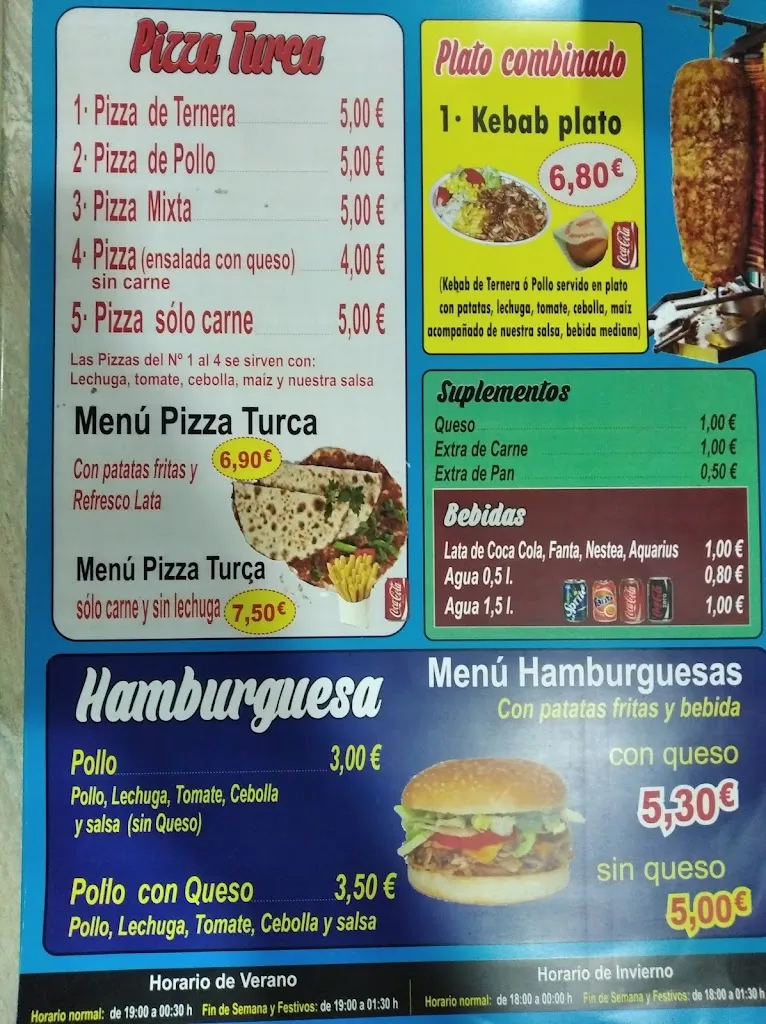 Menü_Pizzería Roma_Villacañas_Bild_1