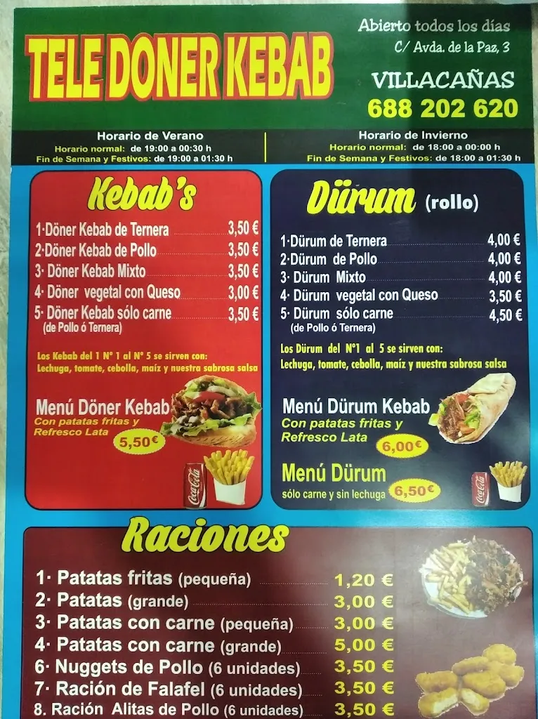 Menü_Pizzería Roma_Villacañas_Bild_4