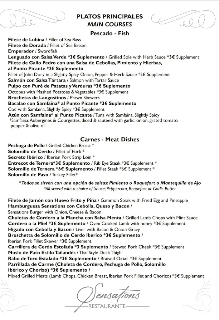 Menu_Sensations Restaurant & Music Bar_Mojacar_image_4