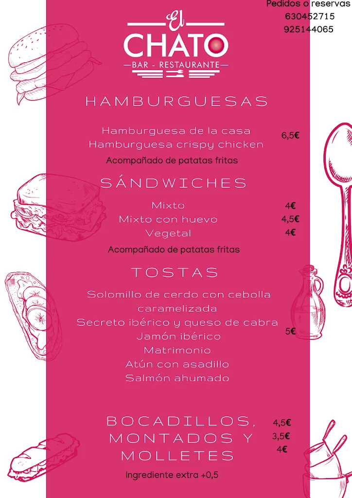 Menu_Bar restaurante El Chato_Villatobas_image_1