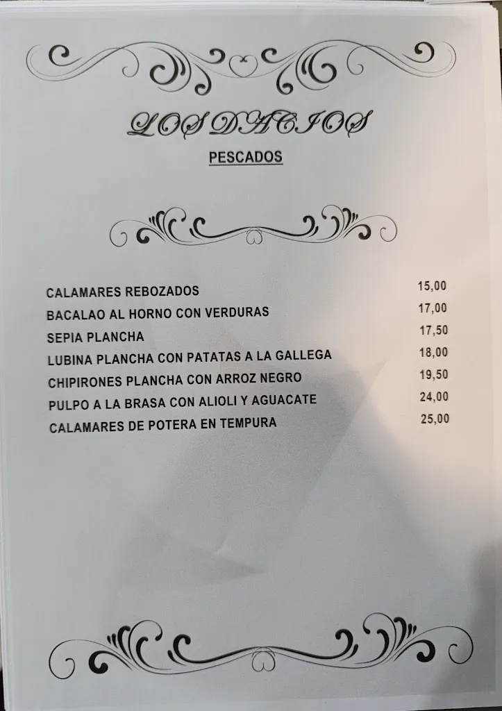 Menu_Bar Restaurante Los Dacios_Torrijos_image_3