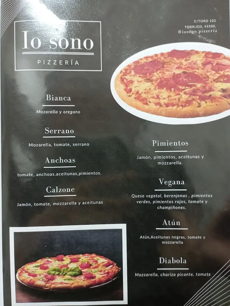 Menu_Io Sono Restaurante-Pizzeria_Torrijos_image_1