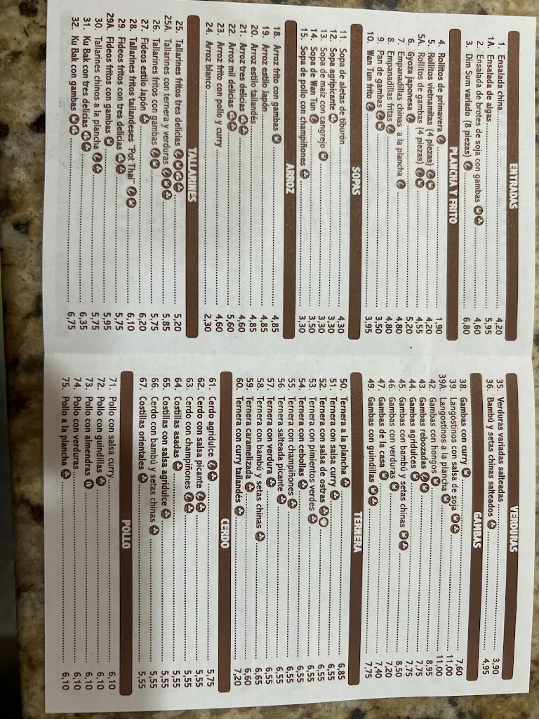 Menu_Restaurante COMIDA CHINA CHEN_Torrijos_image_1