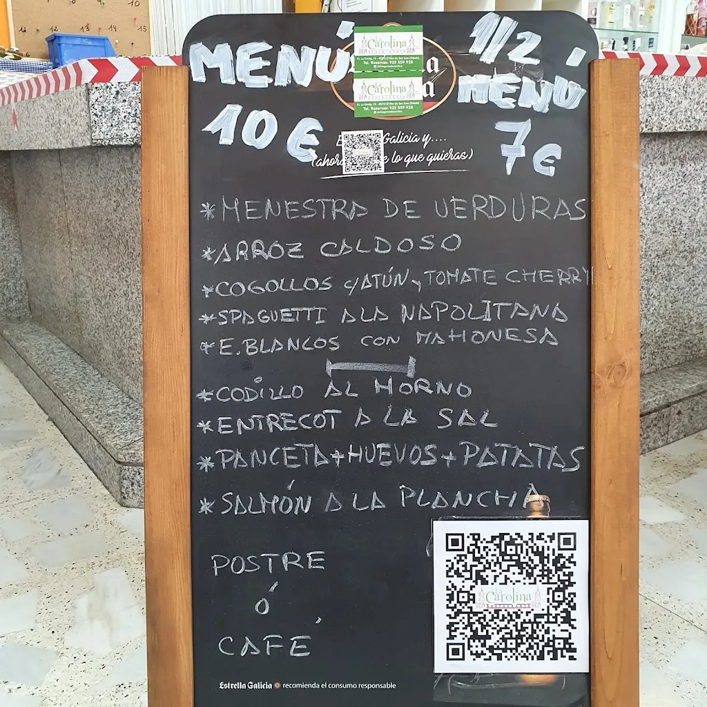 Menu_Restaurante La Carolina_Viso de San Juan El_image_2