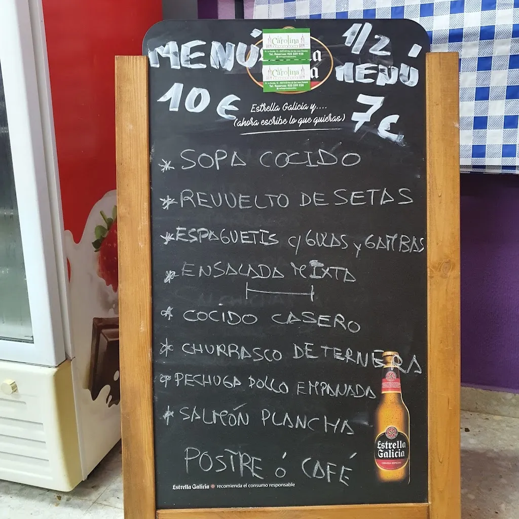 Menu_Restaurante La Carolina_Viso de San Juan El_image_4