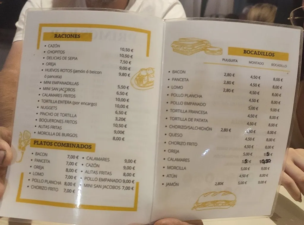 Menu_PRIMOS BAR_Viso de San Juan El_image_1