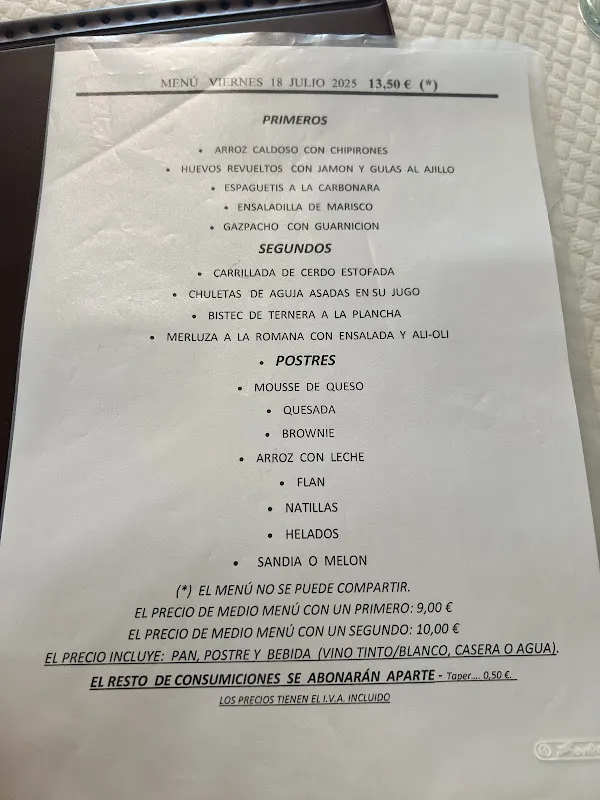 Menu_Meson El Molino_Yunclillos_image_1