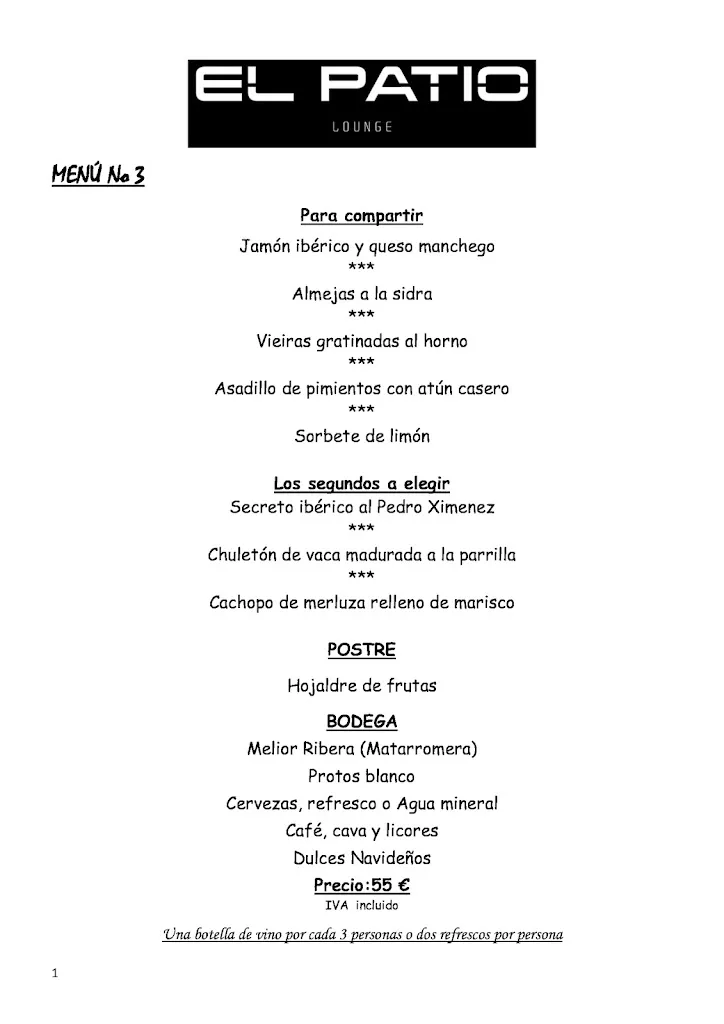 Menu_El Patio Lounge_Yeles_image_4