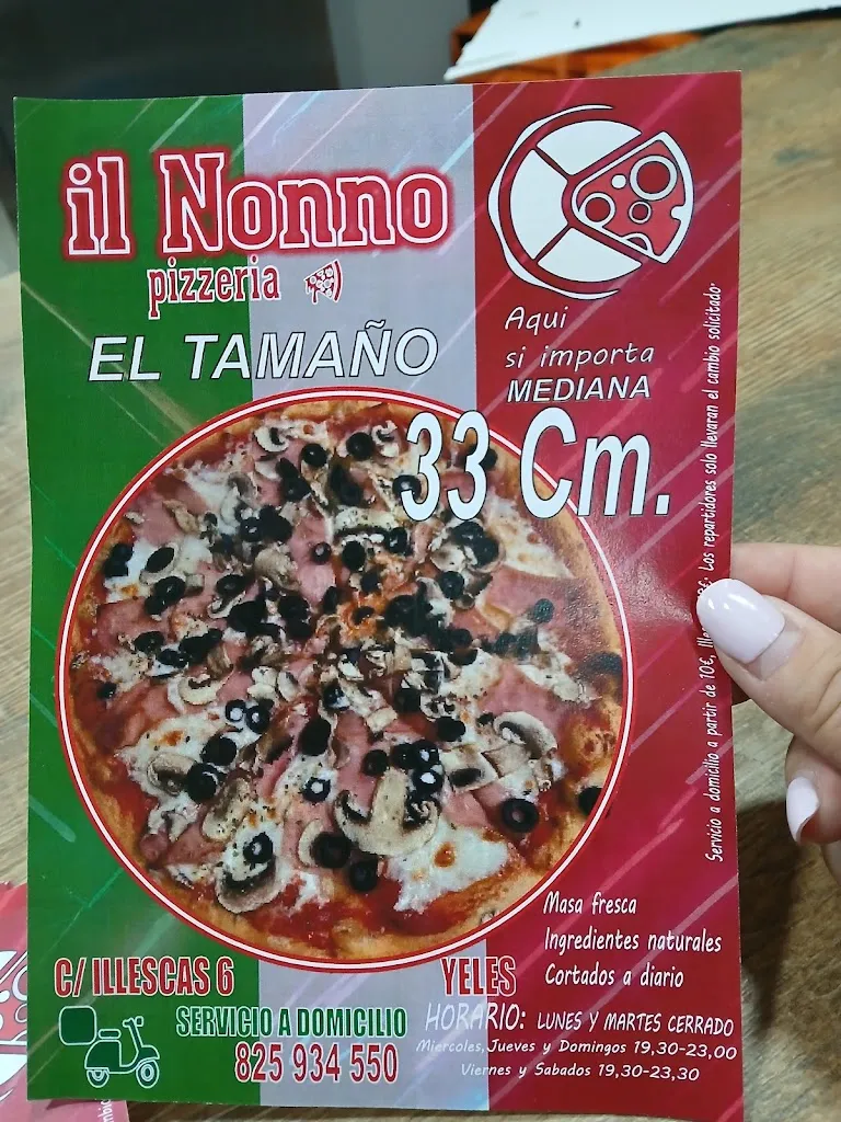 Menu_Il nonno pizzeria_Yeles_image_2