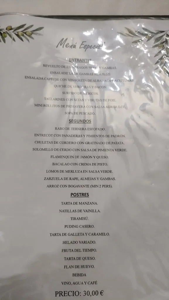 Menu_Hostal Restaurante Los Galgos_Yepes_image_1
