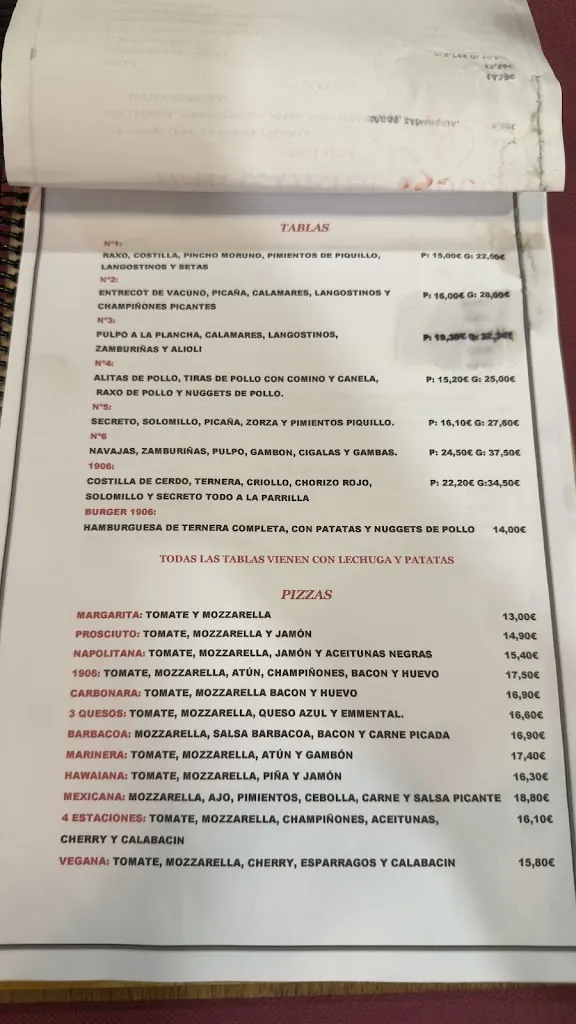 Menu_Bar & Grill 1906_Arteixo_image_4