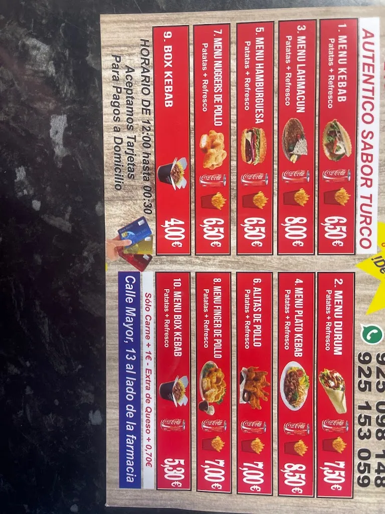 Menu_BABA KEBAB_Yepes_image_1