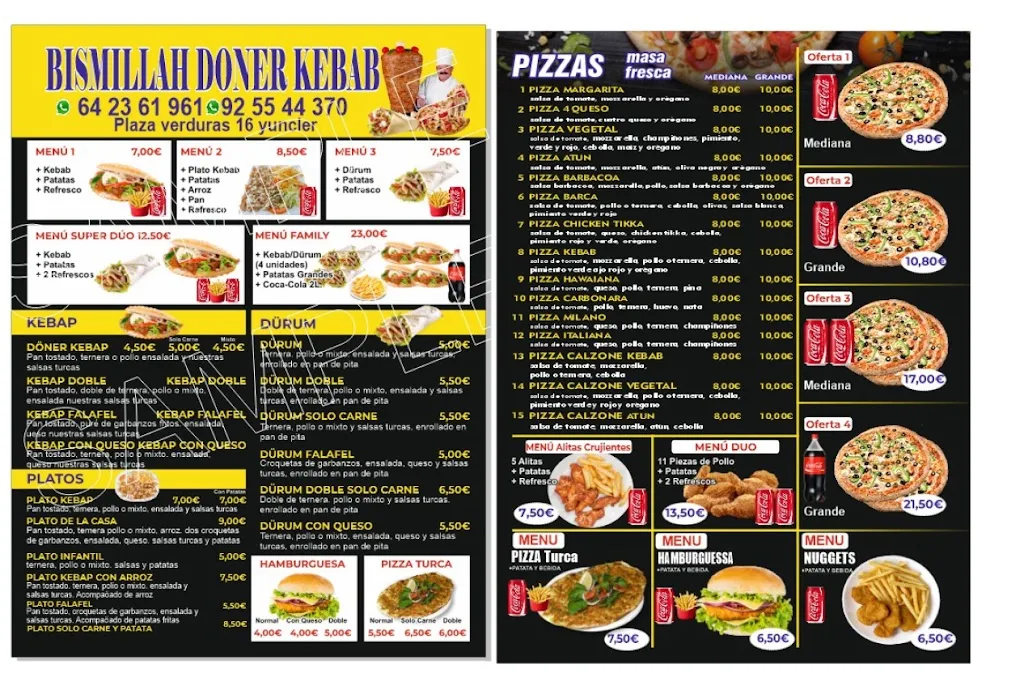 Menu_bismillah kebab yuncler_Yuncler_immagine_2