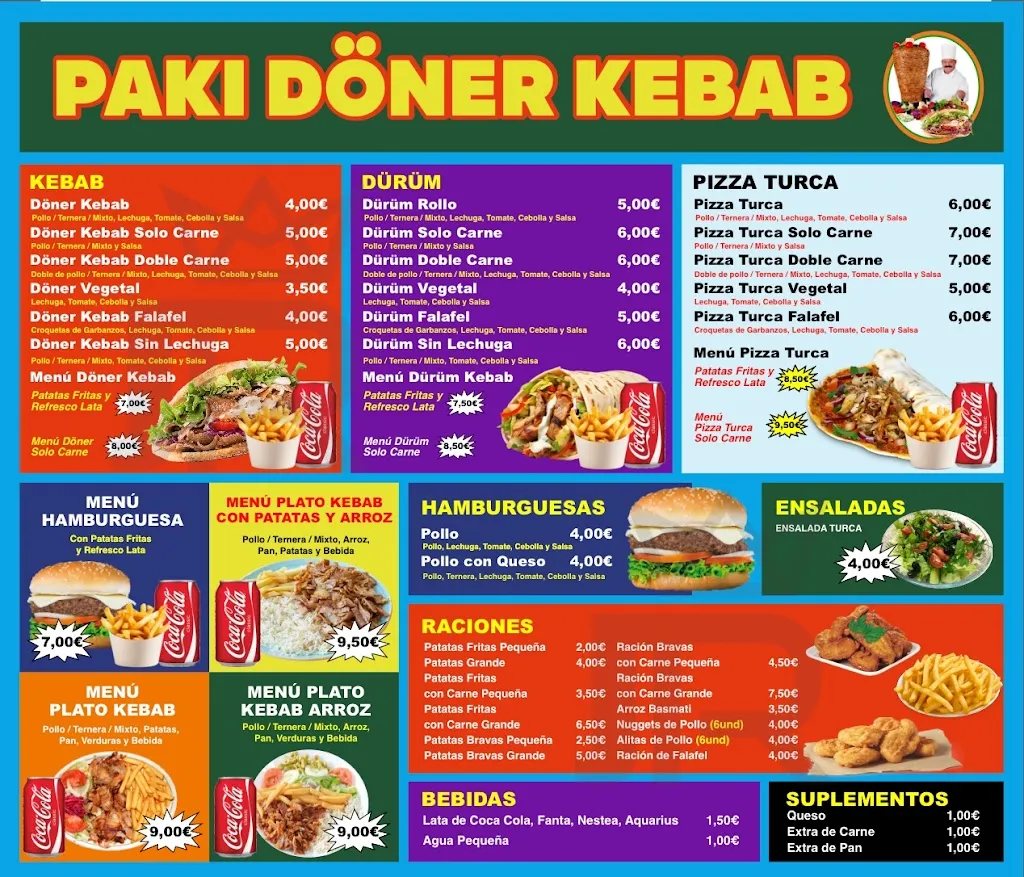 Menu_Paki Döner Kebab yuncler_Yuncler_image_1