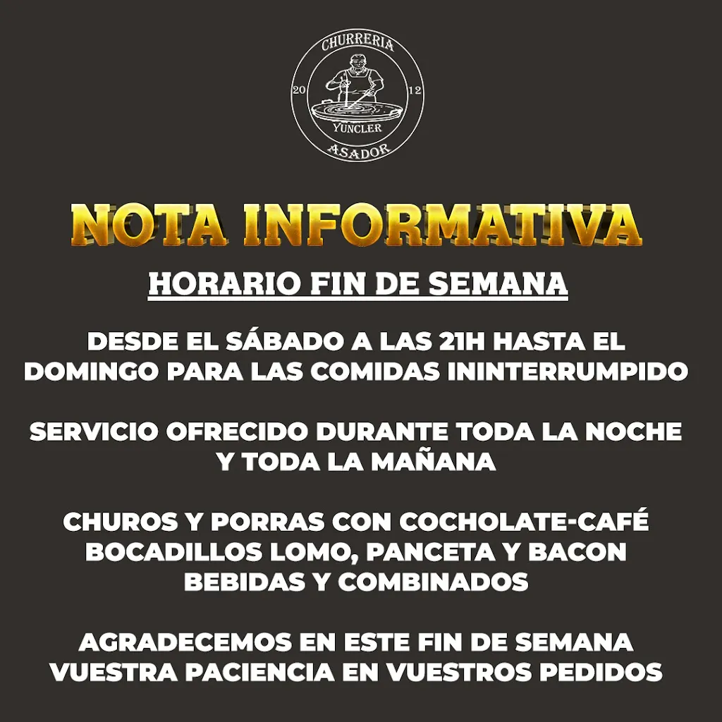 Menu_Churrería y Asador de pollos Yuncler_Yuncler_image_3