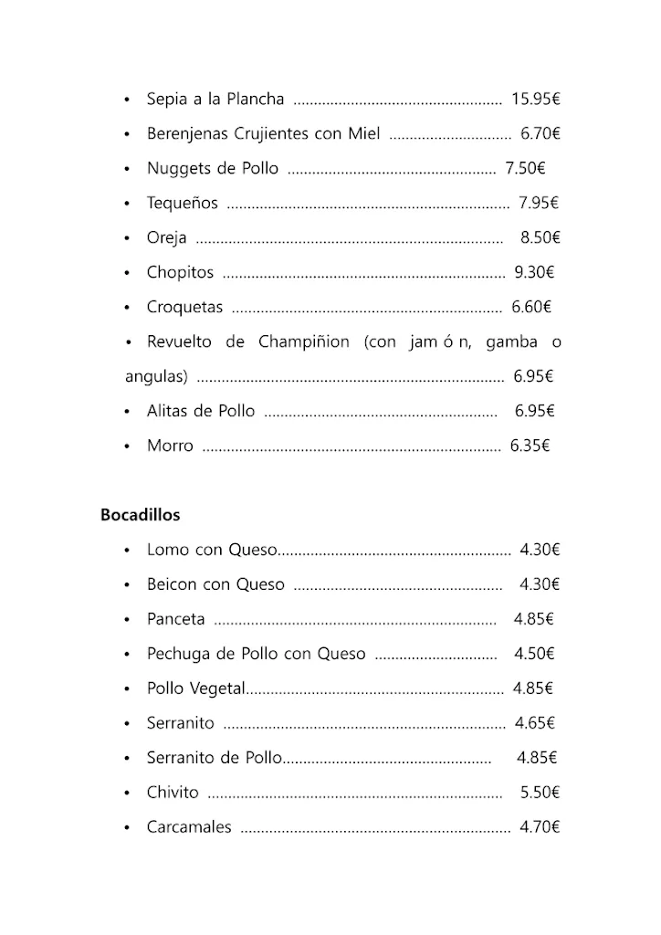 Menu_Bar El Candil_Yuncler_image_2