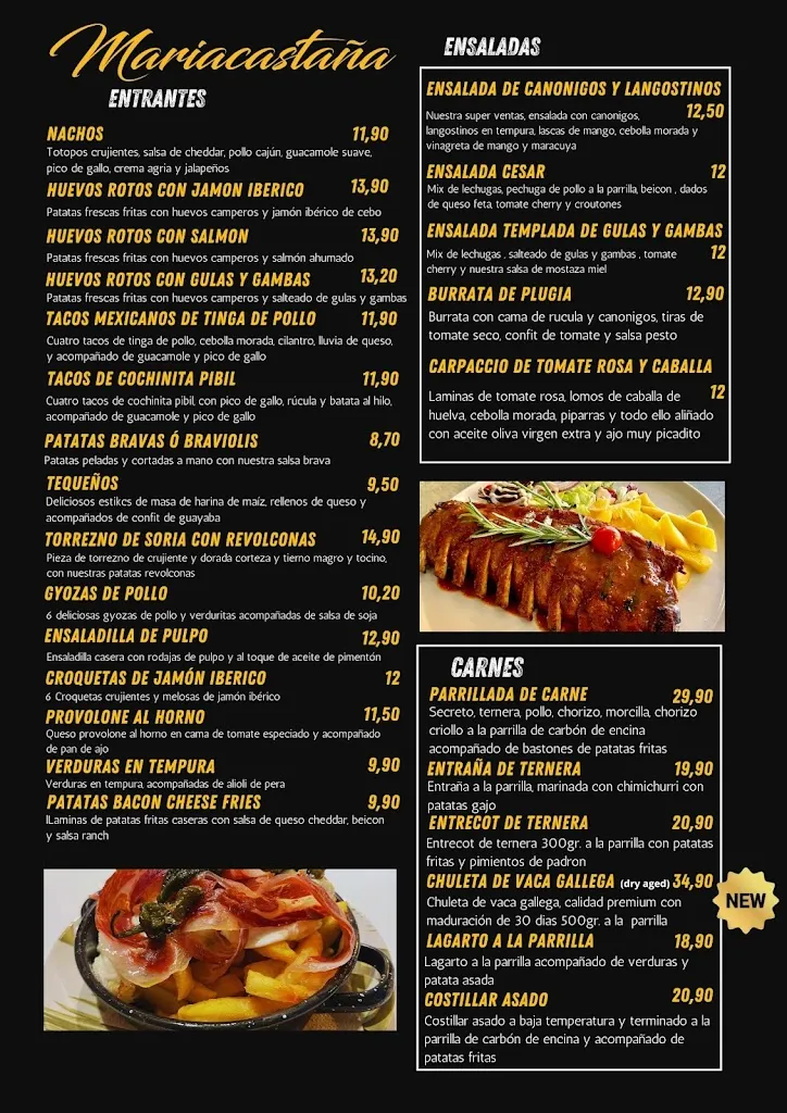 Menu_Restaurante Mariacastaña - Aluche_Yébenes Los_image_1