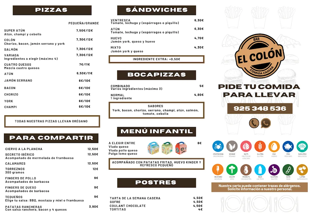 Menu_Bar El Colón_Yébenes Los_image_2