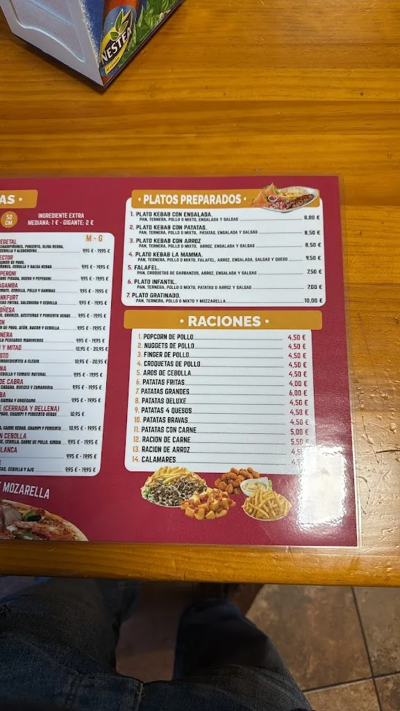 Menu_La Mamma kebab y pizzas_Yébenes Los_image_3
