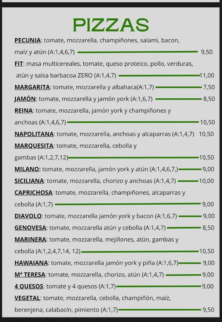 Menu_Pizzerias Pecunia 100% Artesanas_Agullent_image_3