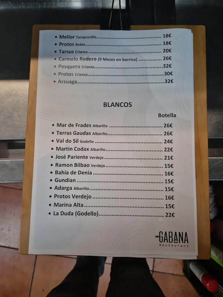 Menu_Restaurante Gabana Cuina Mediterrània_Adzaneta_image_1