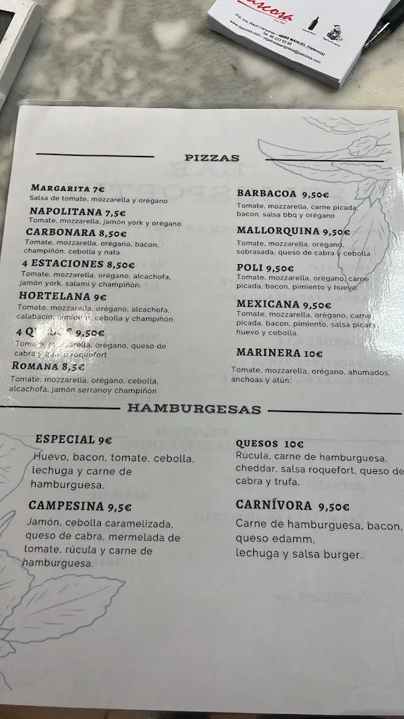 Menu_Bar Poliesportiu Aielo de Malferit_Aielo de Malferit_image_2