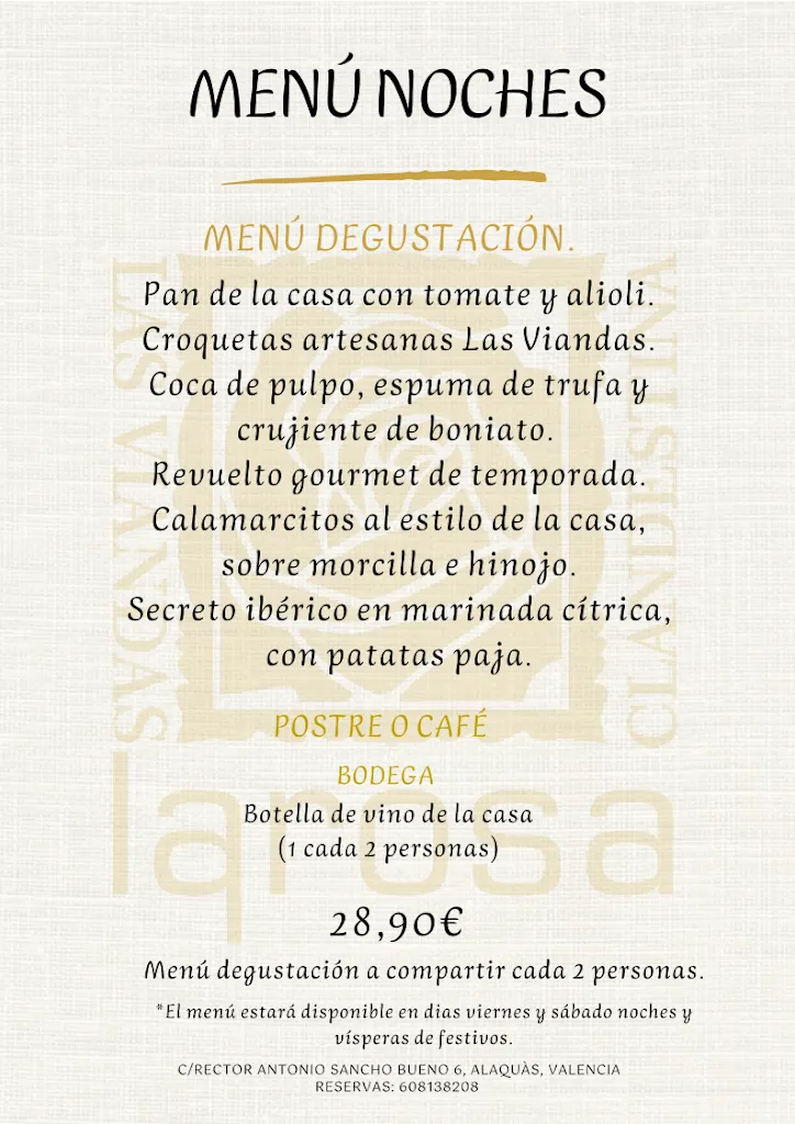 Menu_Arrosseria Las Viandas de Larosa_Alaquàs_image_1