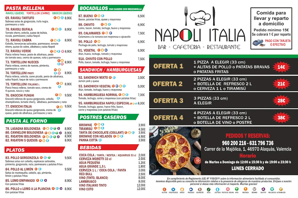 Menu_Napoli Italia_Alaquàs_image_1
