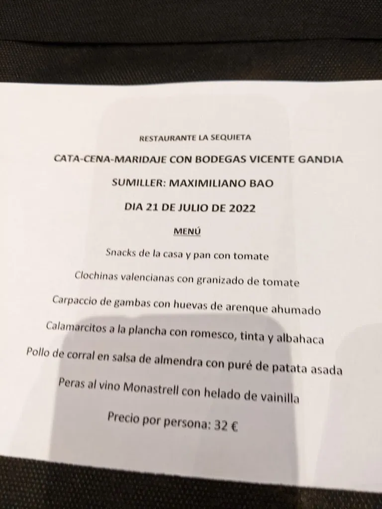 Menu_Restaurant La Sequieta_Alaquàs_image_2